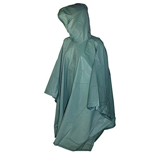 Totes Hunter Green Adult Rain Poncho – SorBuzz