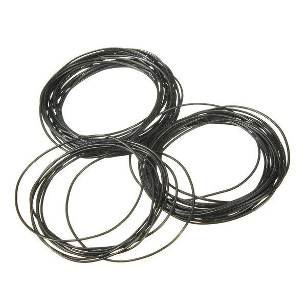 500Pcs 0.8Mm 31Mm-40Mm O Ring Rubber Seal Washers Waterproof Round Watch Gaskets