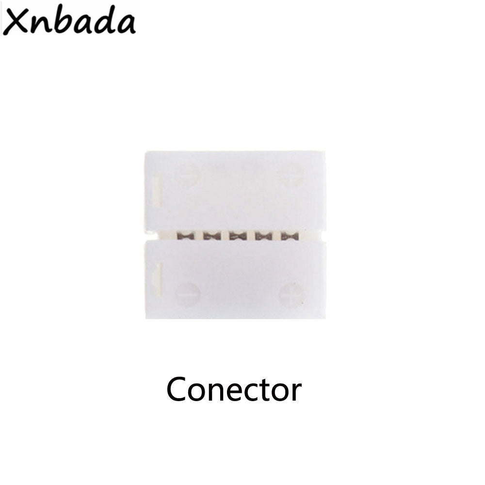 5Pcs Free Soldering Led Connector 2Pin 3Pin 4Pin 5Pin L / T / X Shape Corner Connector For 10Mm Rgb Rgbw Rgbww Led Strip Light