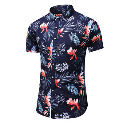 5Xl 6Xl 7Xl Shirt Men Summer New Fashion Personality Printed Short Sleeve Shirts Men 2023 Casual Plus Size Beach Hawaiian Shirt
