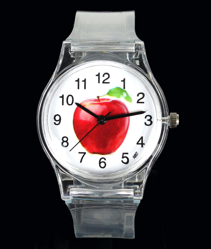 Apple Fruit / Lemon Orange / Sun Flower Sunflower / Watermelon / Strawberry Kids Children Student Gift Cartoon Sport Wrist Watch