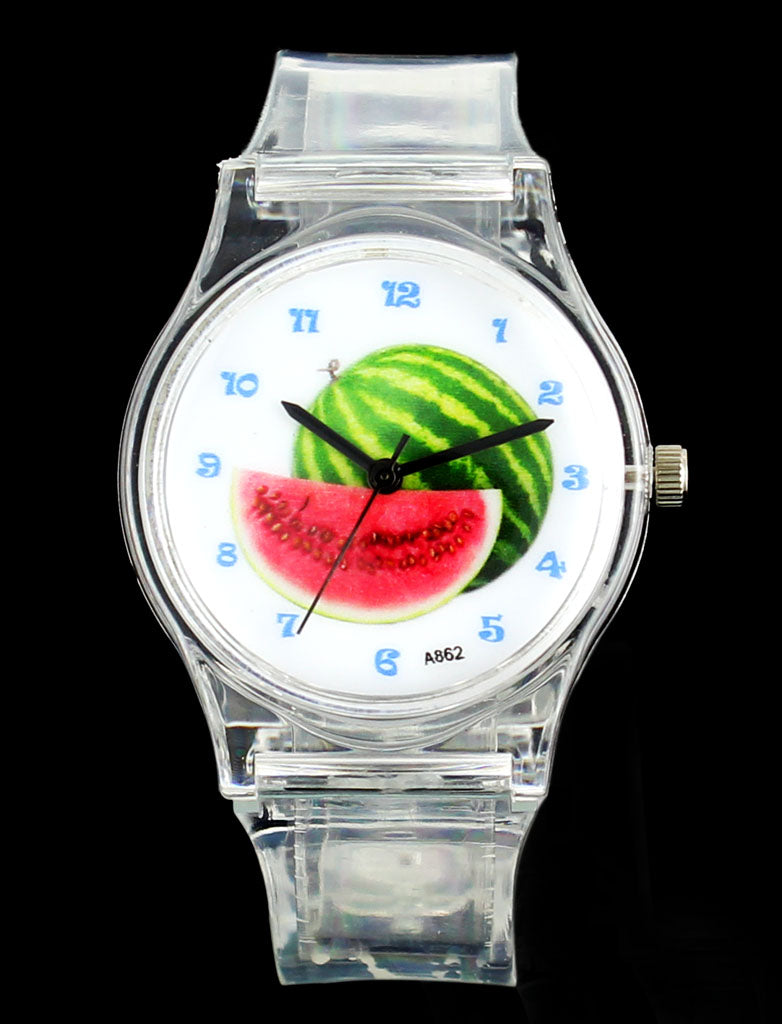 Apple Fruit / Lemon Orange / Sun Flower Sunflower / Watermelon / Strawberry Kids Children Student Gift Cartoon Sport Wrist Watch
