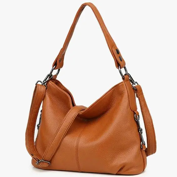 Arliwwi Brand New Arrival Extra Soft Real Leather Women Shoulder Bags Solid Colors Genuine Cow Leather Handbags Fashion Gs07