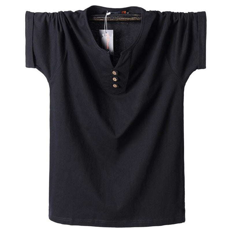 Bdlj2017 Pure Cotton Men T Shirt Plus Size 3Xl 4Xl 5Xl 6Xl 7Xl 8Xl O Neck Collar Fashion Solid Color T Shirt Man Summer Clothing