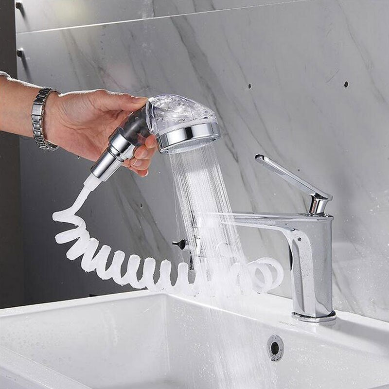Bathroom Wash Face Basin Water Tap External Shower Head Toilet Hold Filter Flexible Hair Washing Faucet Rinser Extension Set