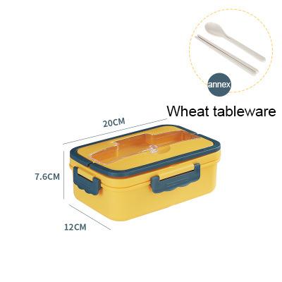 Bento Box Eco-Friendly Lunch Box Food Container Wheat Straw Material Microwavable Dinnerware Lunchbox