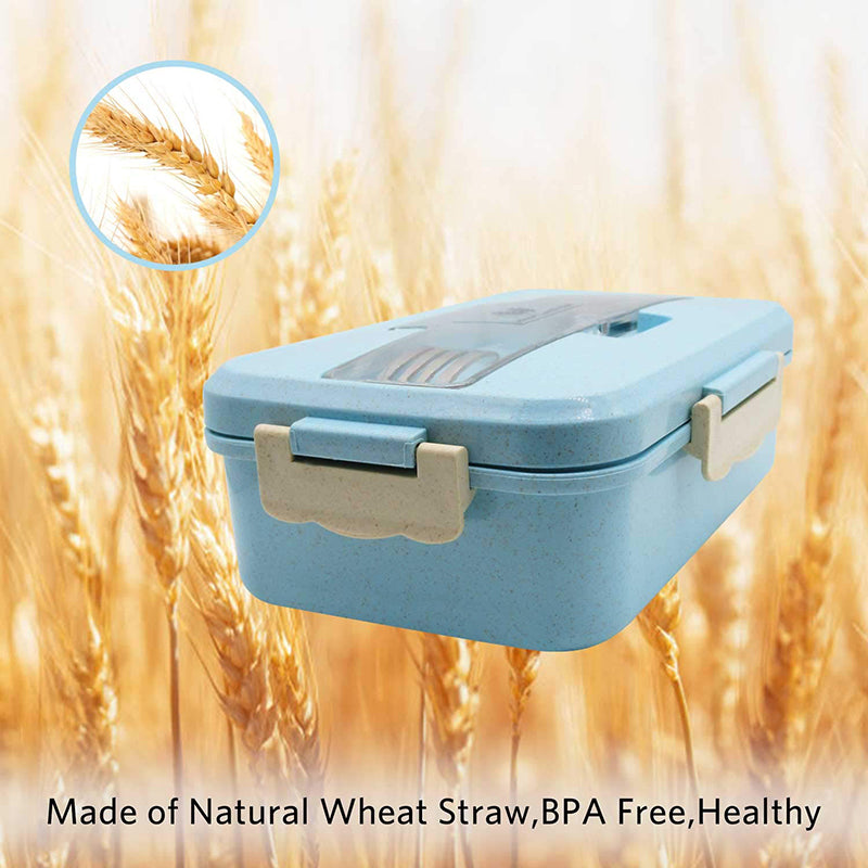 Bento Box Eco-Friendly Lunch Box Food Container Wheat Straw Material Microwavable Dinnerware Lunchbox