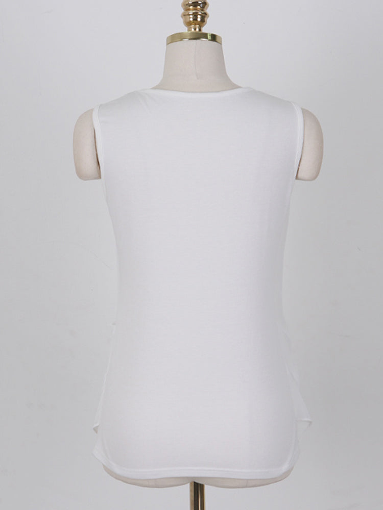 Blusas Femininas 2022 Women Blouses Blusa Feminino Tops White Sleeveless Chiffon Shirt Ladies Xxxxxl 5Xl 6Xl Shirt