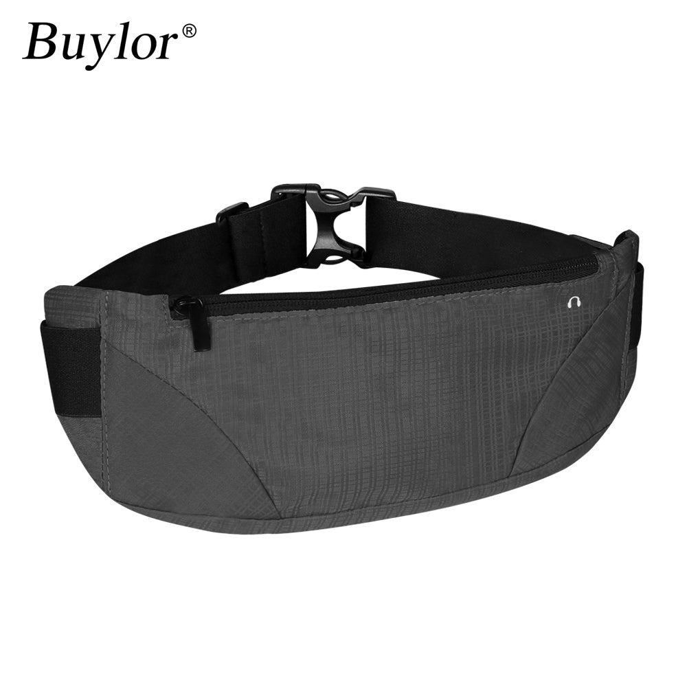 Buylor Fanny Packs Women Men Running Bag Waist Pack Hip Bum Belt Sports Lightweight Waterproof Breathable Phone Pouch Jogging