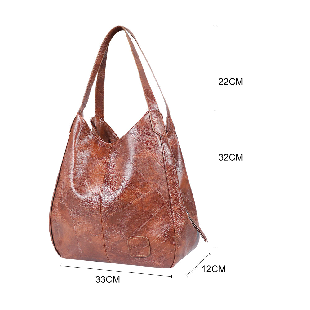 Buylor Vintage Handbags Women Crossbody Bag Designers Luxury Shoulder Messenger Bag Large Capacity Fashion Brand Top-Handle Bags