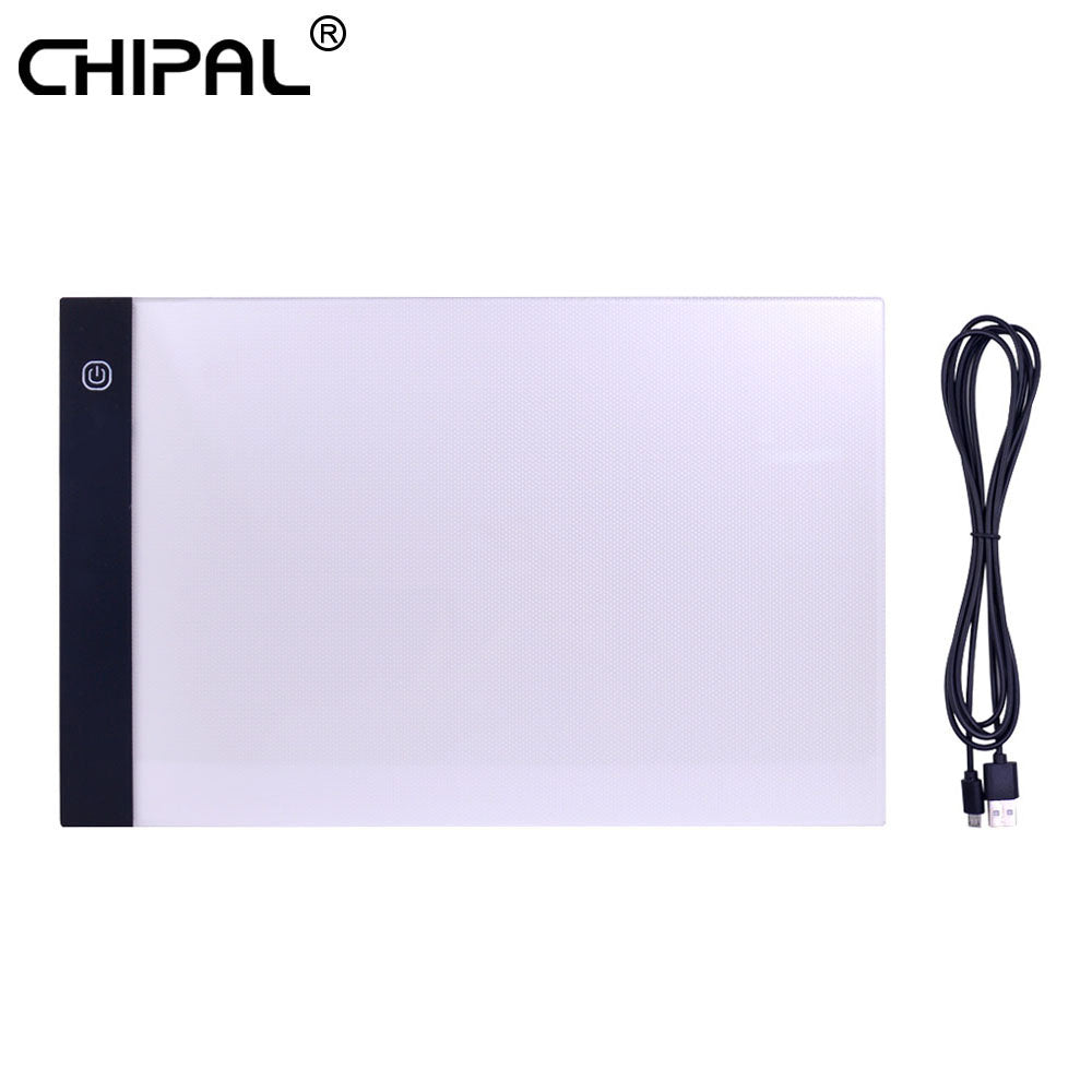 Chipal Ultrathin A4 Digital Graphics Tablet For Drawing Pad Led Light Box Electronic Usb Art Graphic Table Writing Copy Board