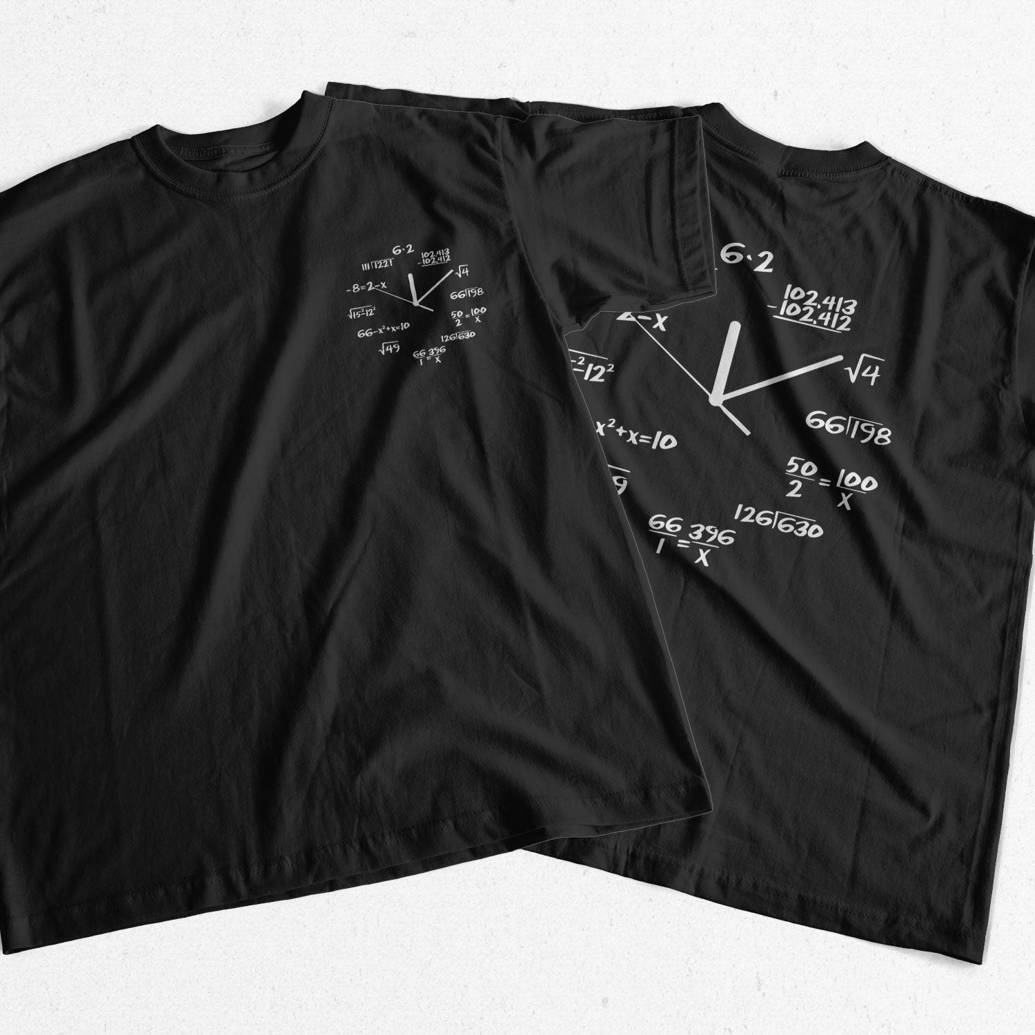 Coolmind 100% Cotton Math Clock Print Funny Men T Shirt Casual Short Sleeve O-Neck Men Tshirt Cool Summer T-Shirt Mens Tee Shirt