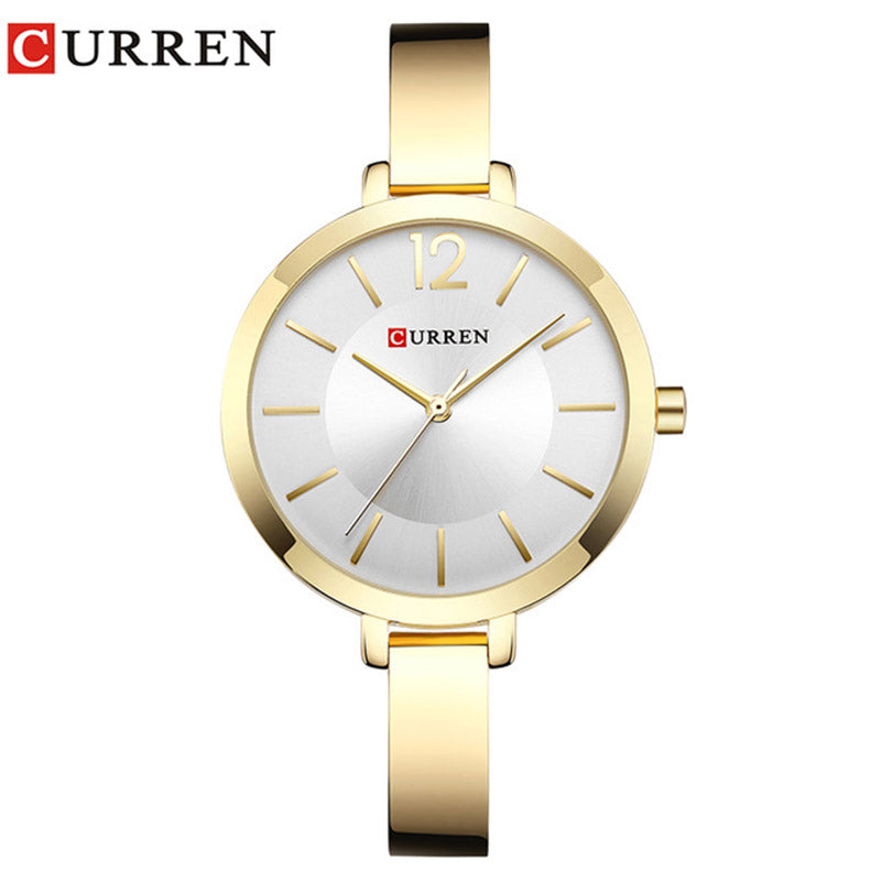 Curren Reloj Mujer Fashion Dress Ladies Bracelet Watches Womens Quartz Stainless Steel Band Wristwatch Hot Gift Women'S Watch