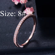 rose gold size 8