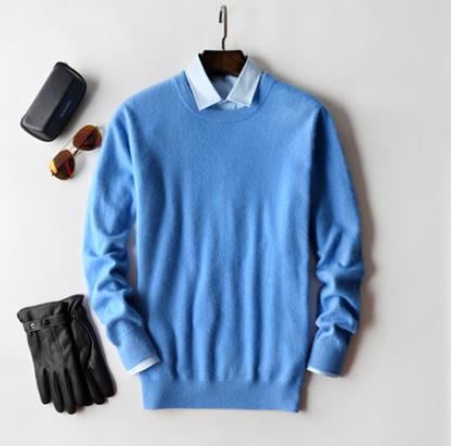 Cashmere Cotton Sweater Men 2023 Autumn Winter Jersey Jumper Robe Hombre Pull Homme Hiver Pullover Men O-Neck Knitted Sweaters