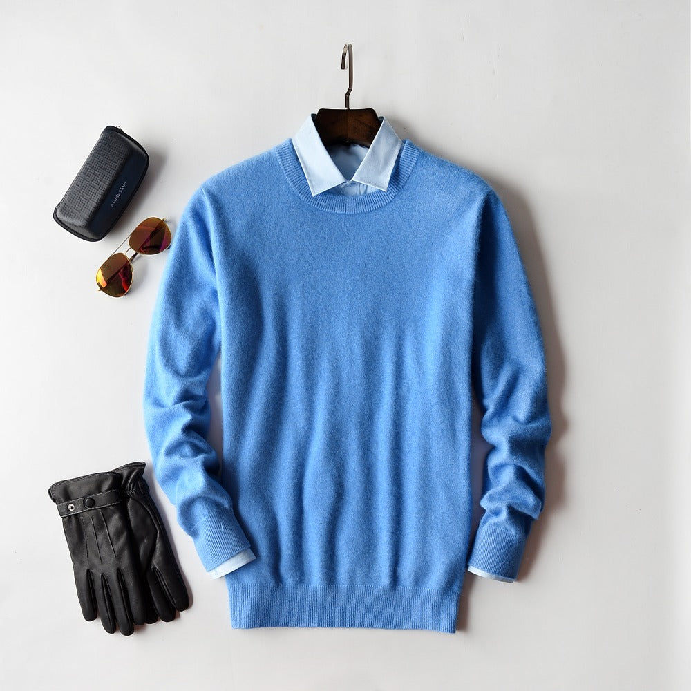 Cashmere Cotton Sweater Men 2023 Autumn Winter Jersey Jumper Robe Hombre Pull Homme Hiver Pullover Men O-Neck Knitted Sweaters