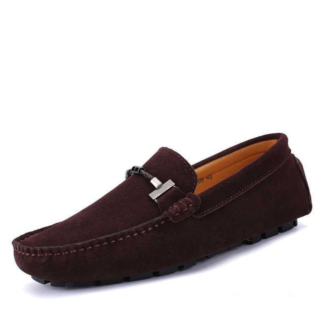 Ccharmix Brand Summer Spring Genuine Leather Mens Flats Men Casual Moccasins Men Luxury Fashion Slip On Driving Shoes Big Size