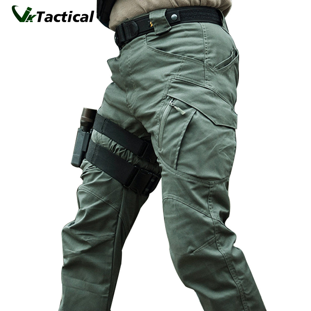 City Military Tactical Pants Men Swat Combat Army Trousers Men Many Pockets Waterproof Wear Resistant Casual Cargo Pants 5Xl