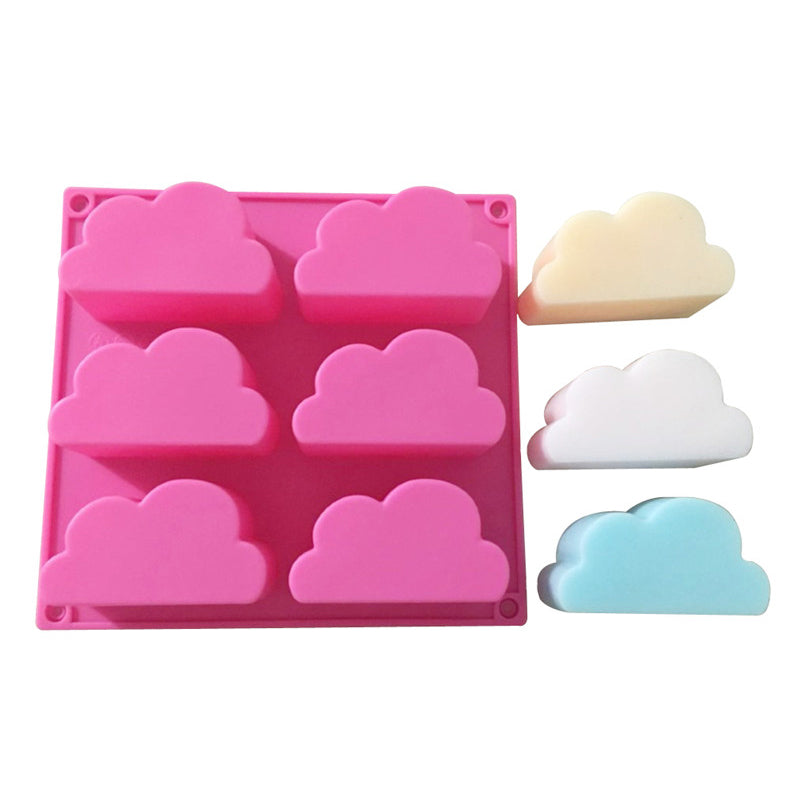 Cloud Shape Silicone Mold For Baking Mousse Cake Form Soap Mold Silicone Forms For Soap Jelly Mold Ice Cube Maker