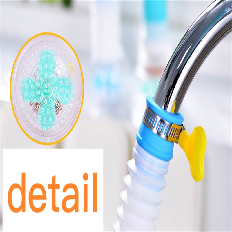 Degree Adjustable Water Tap Extension Upgrade Version Double Filter Shower Water Tap Faucet Extender Home Kitchen Accessories
