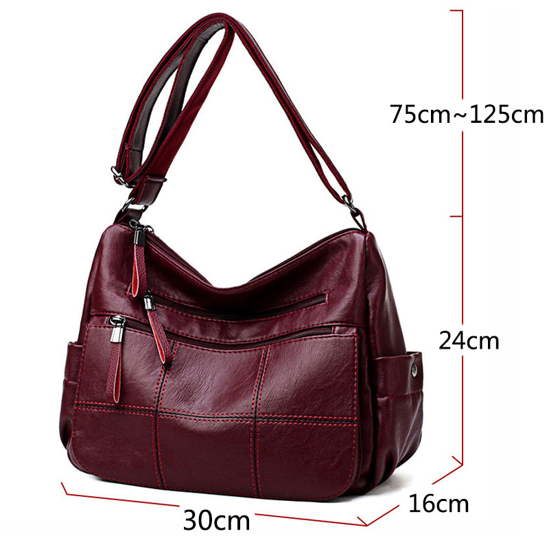 Designer Luxury Ladies Handbags Female Crossbody Bags For Women 2022 Soft Leather Shoulder Messenger Bags For Lady Sac A Main