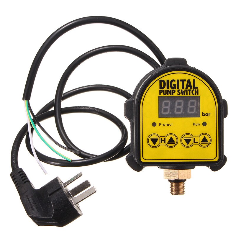 Digital Automatic Air Pump Water Oil Compressor Pressure Controller Switch For Water Pump On/Off