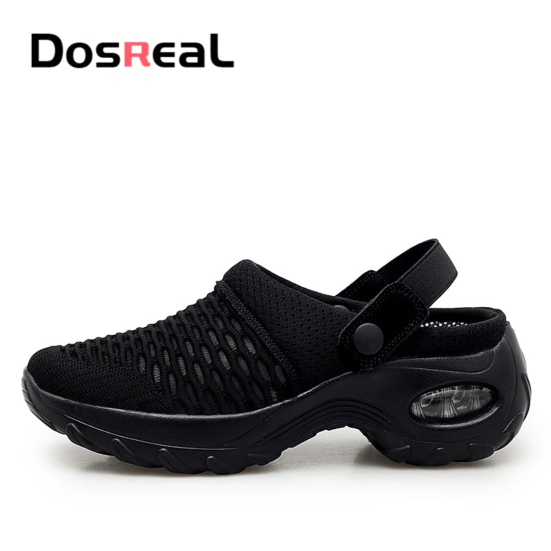 Dosreal Women Summer Platform Sandals Females Air Cushion Casual Sneakers Ladies Outdoor Fashion Shake Shoes Comfort Slippers