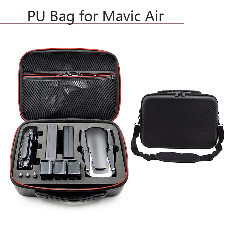 Drone Carrying Case Pu Waterproof Dust-Proof Handbag Storage Bag Protective Box For Dji Mavic Air Battery Controller Accessories