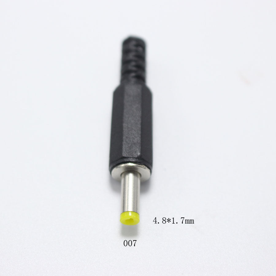 Eclyxun 5Pcs 5.5X2.5 5.5X2.1 4.8X1.7 4.0X1.7 3.5X1.35 2.5X0.7Mm Male Dc Power Plug Connector 180 Degree Plugs