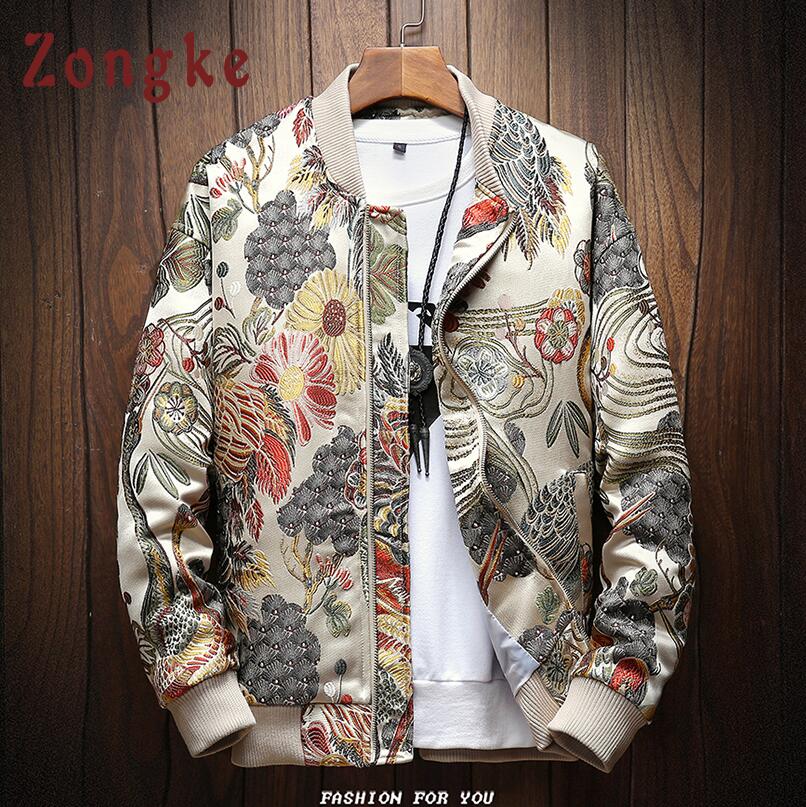 Embroidery Bomber Winter Jacket Men 2023 Japanese Streetwear Men Jacket Winter Jackets For Men Brand Coat M-5Xl