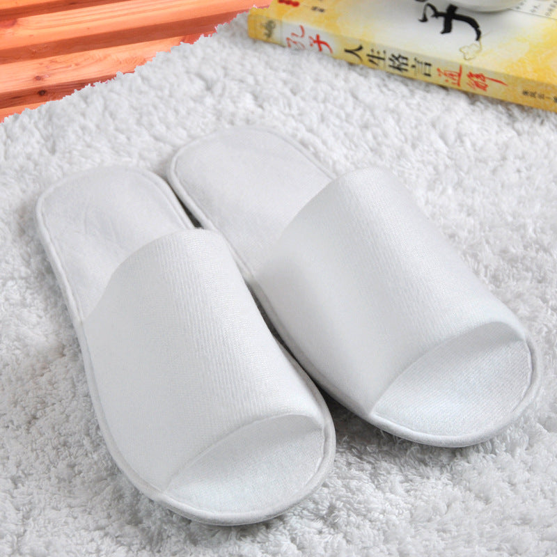 Fayuekey Wholesale 40 PairsLot Hotel Club Portable Disposable Open-Toed Slippers Home Guest Non-Woven Fabric Slippers Shoes