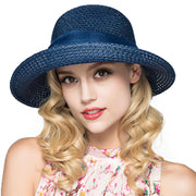 Sombrero de Paja Azul Marino
