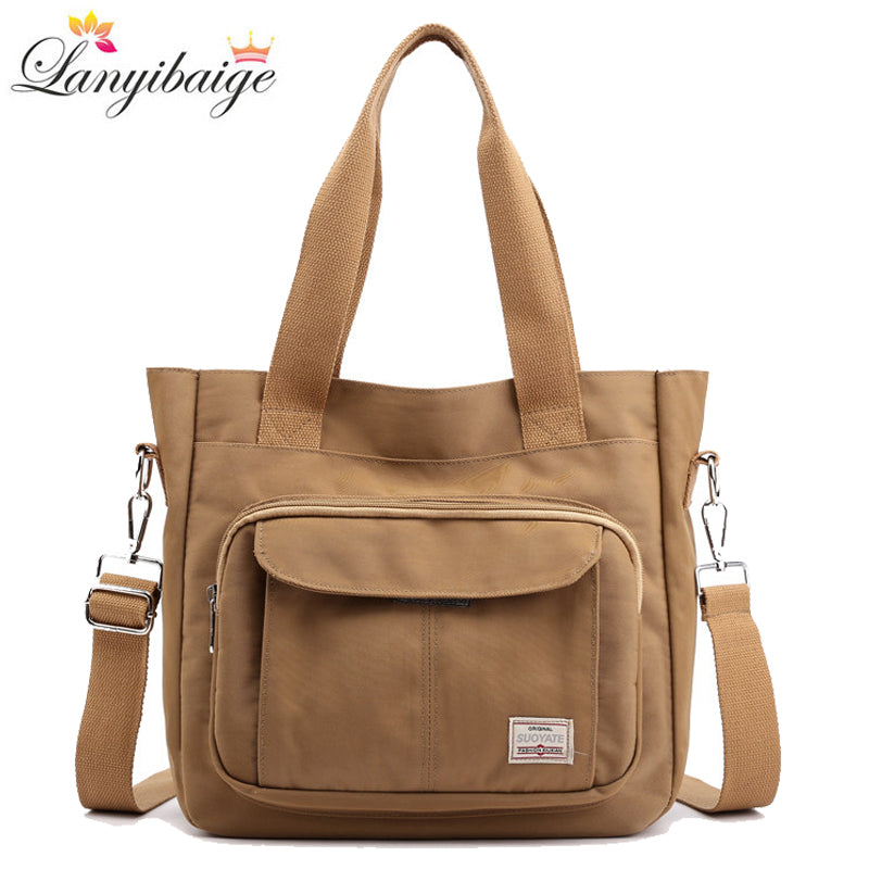 Fashion Canvas Women Bag Large Capacity Women Handbags Brand Designer Female Tote Bag Casual Shoulder Messenger Bags For Women