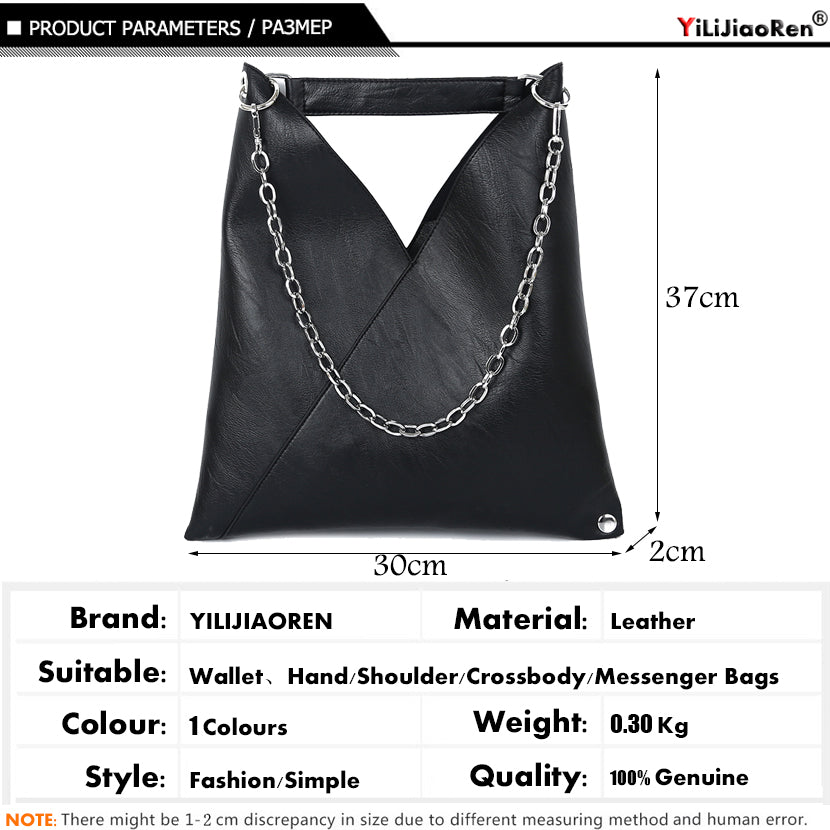 Fashion Leather Handbags For Women Luxury Handbags Women Bags Designer Large Capacity Tote Bag Chain Shoulder Bags Sac A Main