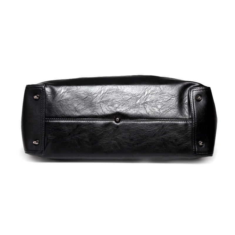 Fashion Men'S Travel Bags Luggage Waterproof Suitcase Duffel Bag Big Large Capacity Bags Casual High-Capacity Pu Leather Handbag