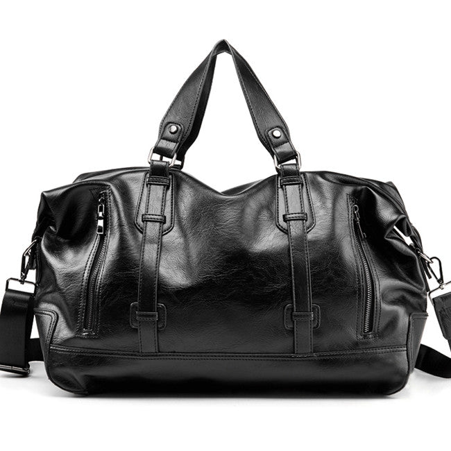 Fashion Men'S Travel Bags Luggage Waterproof Suitcase Duffel Bag Big Large Capacity Bags Casual High-Capacity Pu Leather Handbag