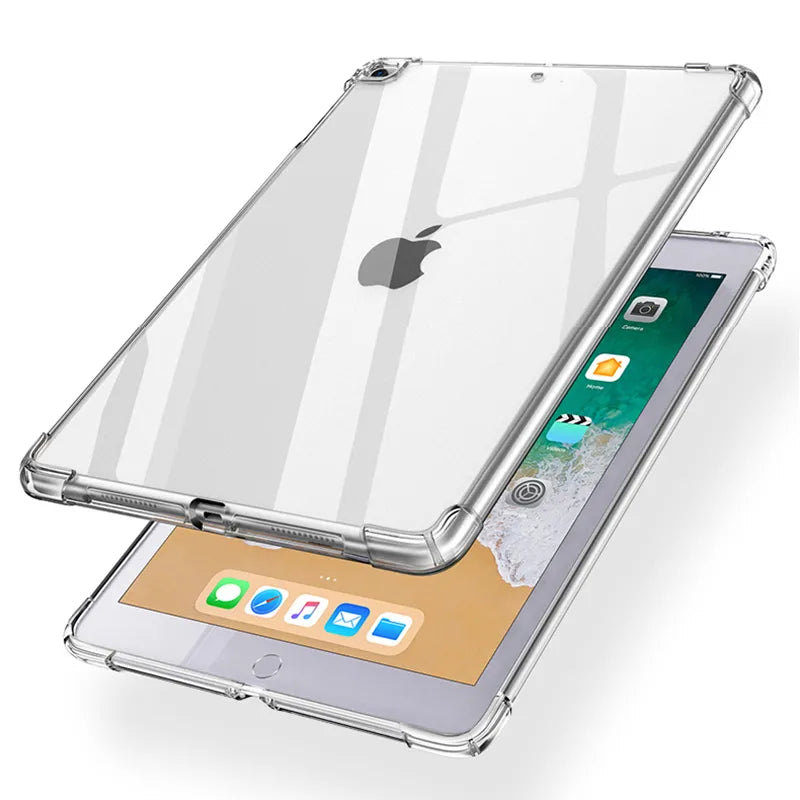 For Ipad 10Th 10.9 2022 7 8 9Th Gen 10.2 Air 5 2 4 Case Tpu Silicon Transparent Cover For Ipad Pro 9.7 10.5 &#39;&#39; 11&#39;&#39; Mini 3 4 5 6