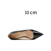 Black 10 cm heel
