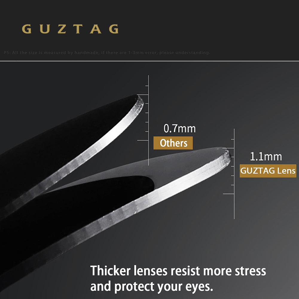 Guztag Sunglasses Stainless Steel Square Men/Women Polarized Mirror Uv400 Sun Glasses Eyewear Sunglasses For Men Oculos G8029