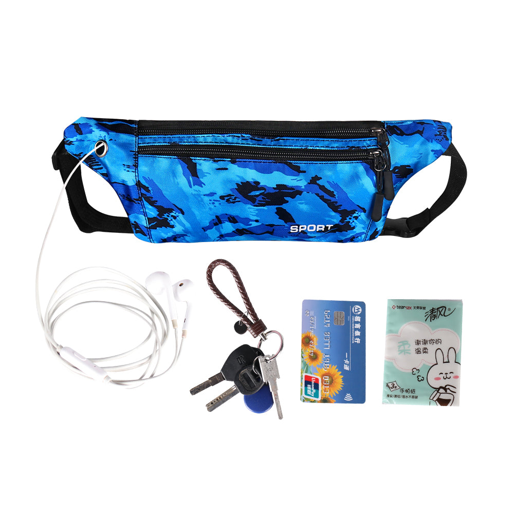 Geestock Waist Pack  Running Men Women Fanny Pack Hip Bum Bags Waterproof Gym Fanny Pack Wallet With Earphone Hole Phone Pouch