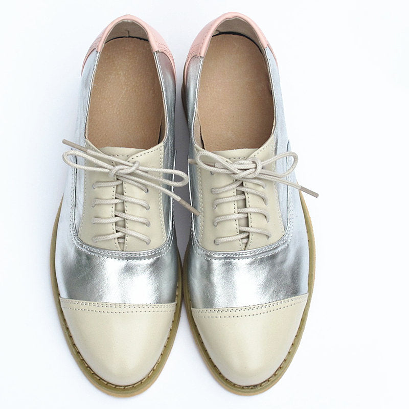 Genuine Leather Oxford Shoes Loafers For Woman Sneakers Female Oxfords Luxury Formal Single Strap Shoes Woman Spring Summer 2022