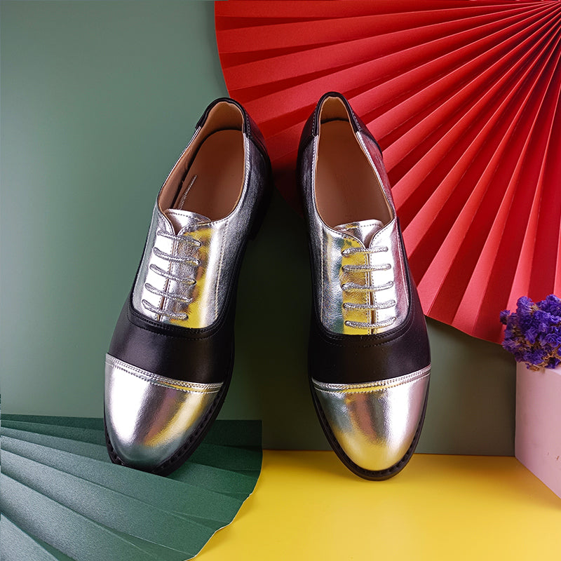 Genuine Leather Oxford Shoes Loafers For Woman Sneakers Female Oxfords Luxury Formal Single Strap Shoes Woman Spring Summer 2022