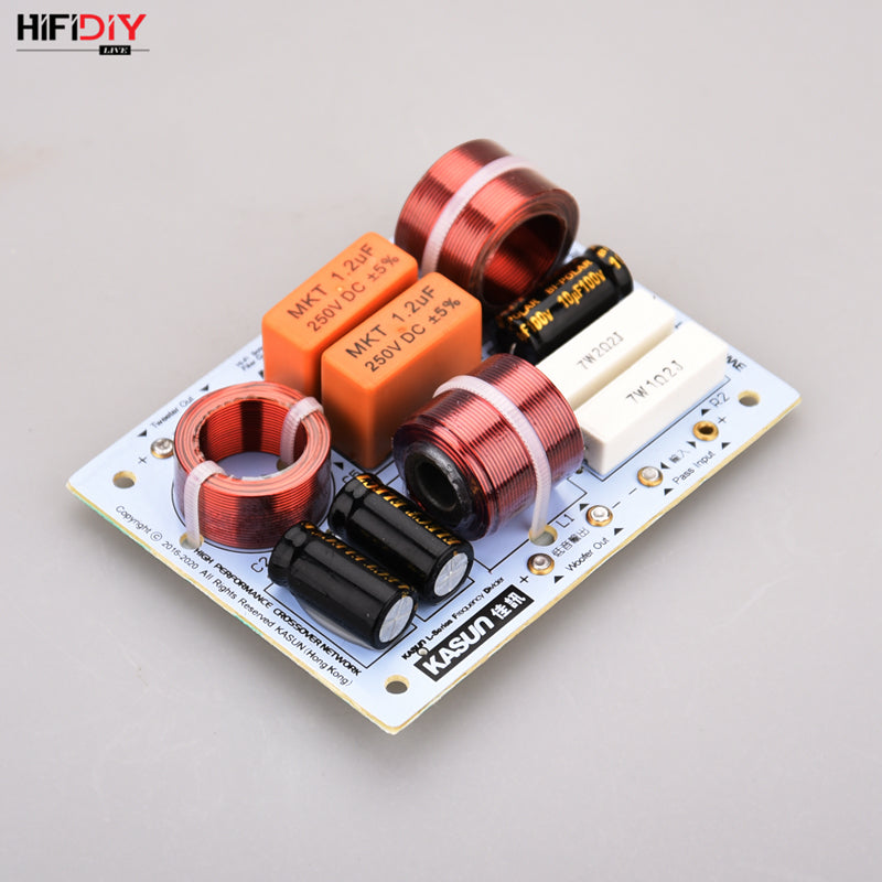 Hifidiy Live  L-380C 3 Way 3 Speaker Unit (Tweeter + Mid +Bass )Hifi Home Speakers Audio  Frequency Divider Crossover Filters