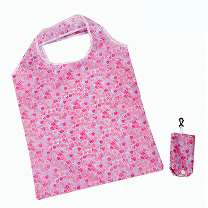 Hot Folding Practical Shopping Bag Reusable Tote Bag Storage Recycling Bags Shuffle Random 38 * 60Cm New