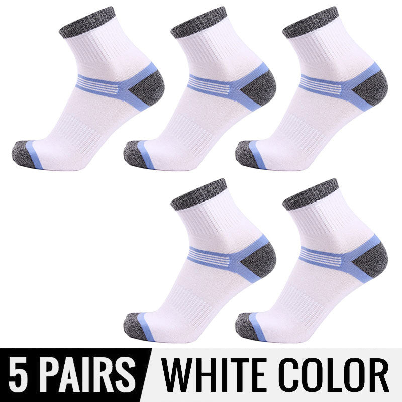 Hss 5Pairs / Lot Combed Cotton Men'S Socks 2021 New Casual Breathable Active Socks High Quality Man Stripe Long Sock Eu39-45