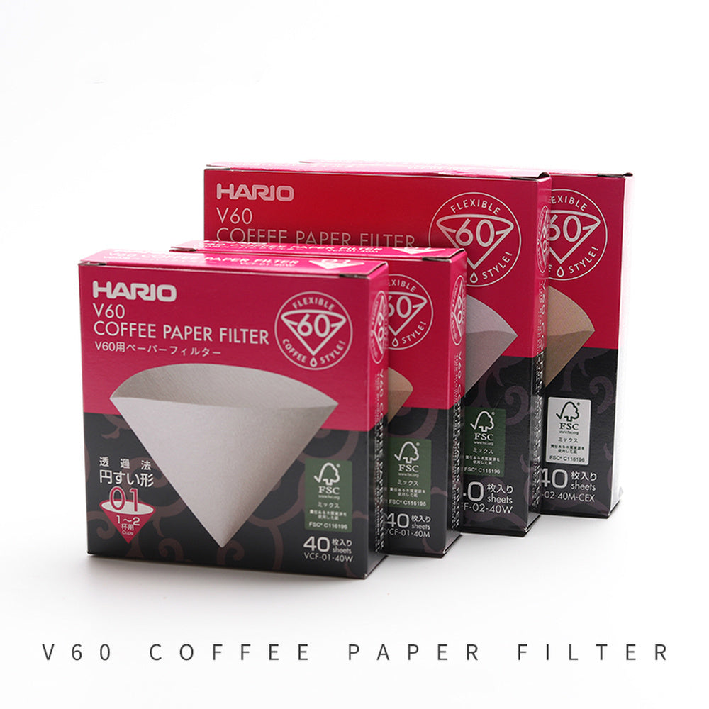 Hario V60 Filter Coffee Paper 1-4 Cup For Specialized Cafe V60 Dripper Barista For Coffee Maker Hario Genuine Reusable Filters