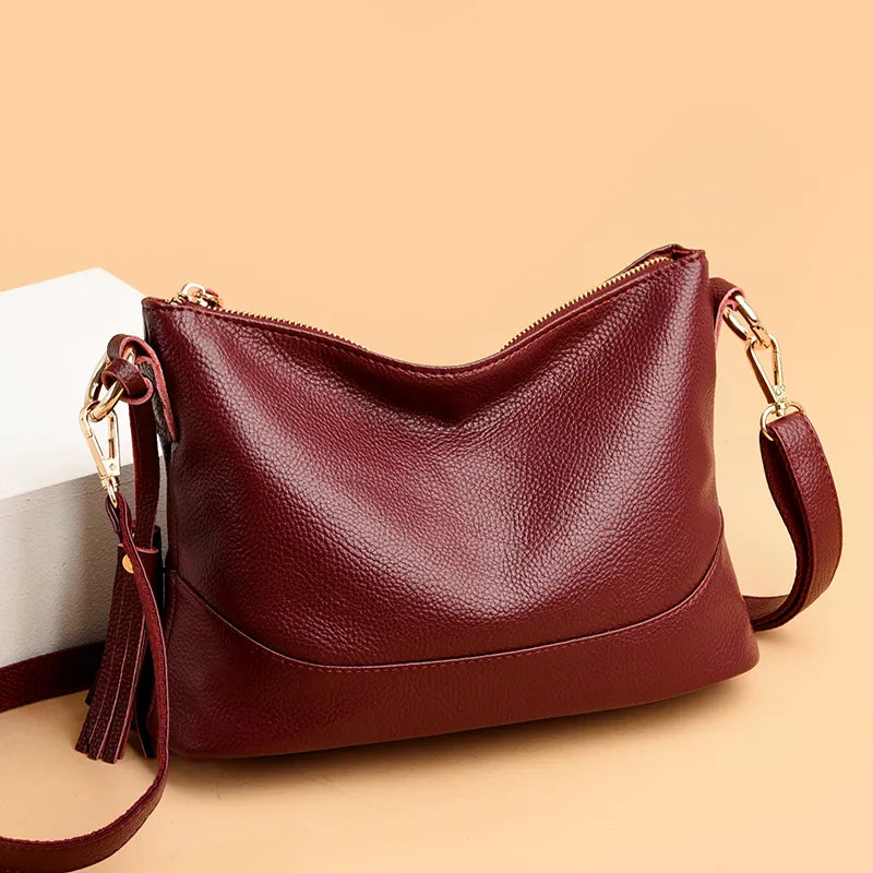 High Quality Leather Crossbody Bags For Women 2021 New Luxury Handbags Women Bags Designer Shoulder Bags Ladies Tote Bag Sac