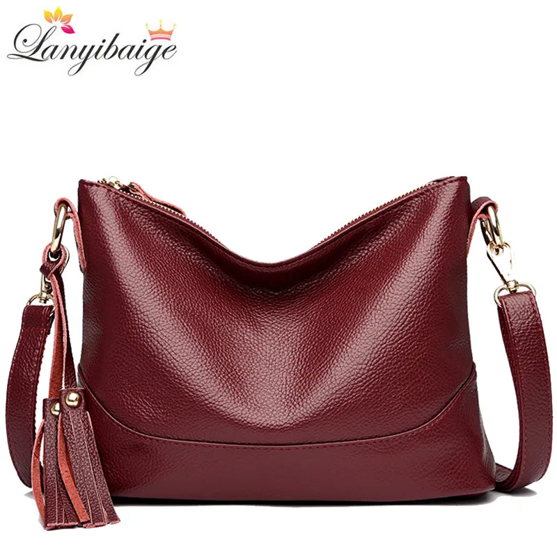High Quality Leather Crossbody Bags For Women 2021 New Luxury Handbags Women Bags Designer Shoulder Bags Ladies Tote Bag Sac