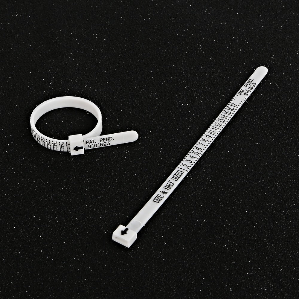 High Quality Ring Sizer Uk/Us Official British/American Finger Measure Gauge Men And Womens Sizes A-Z Jewelry Accessory Measurer
