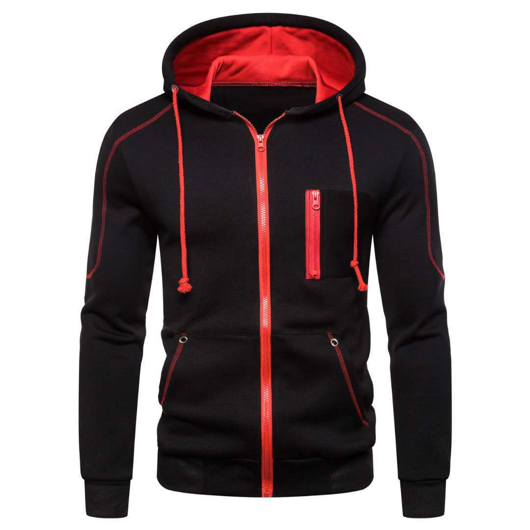 Hoodies For Men Fleece Hoodies Zipper Male Hood Sweatshirts Autumn Winter Casual Coat Sports Coat Fashion Top Hoodies Homem